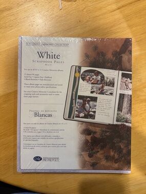 Creative Memories 8.5 x 11 Scrapbook Refill Pages White 15 Double Sided New
